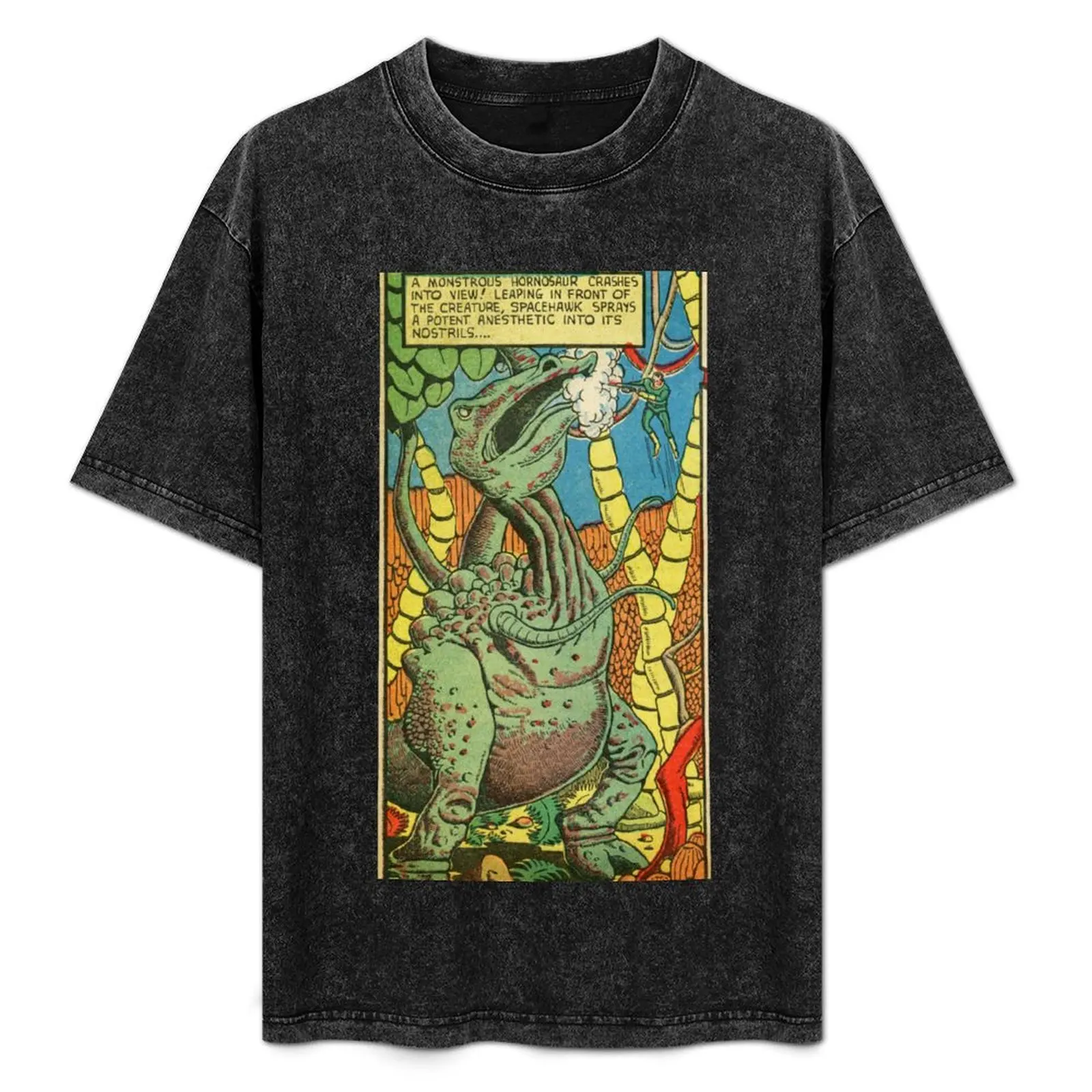 Spacehawk vs. the Monstrous Hornosaur! T-Shirt funny t shirts cotton funny t shirts man T-Shirt
Spacehawk vs. the Monstrous Hornosaur! T-Shirt funny t shirts cotton funny t shirts man T-Shirt