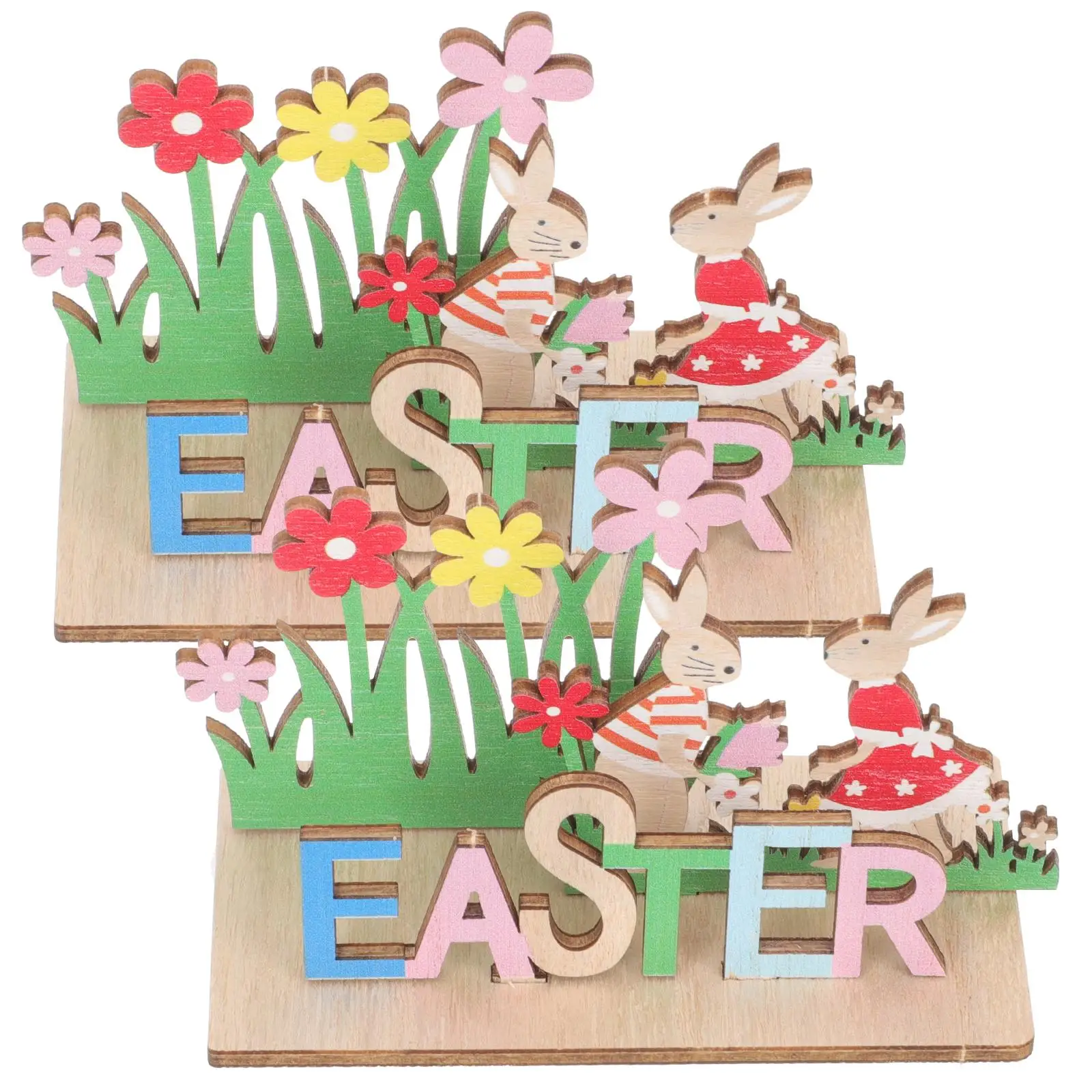2 Pcs Easter Bunny Ornaments Wooden Centerpiece Solid Wood Party Favor Supplies Easter Decoration Decor
2 Pcs Easter Bunny Ornaments Wooden Centerpiece Solid Wood Party Favor Supplies Easter Decoration Decor