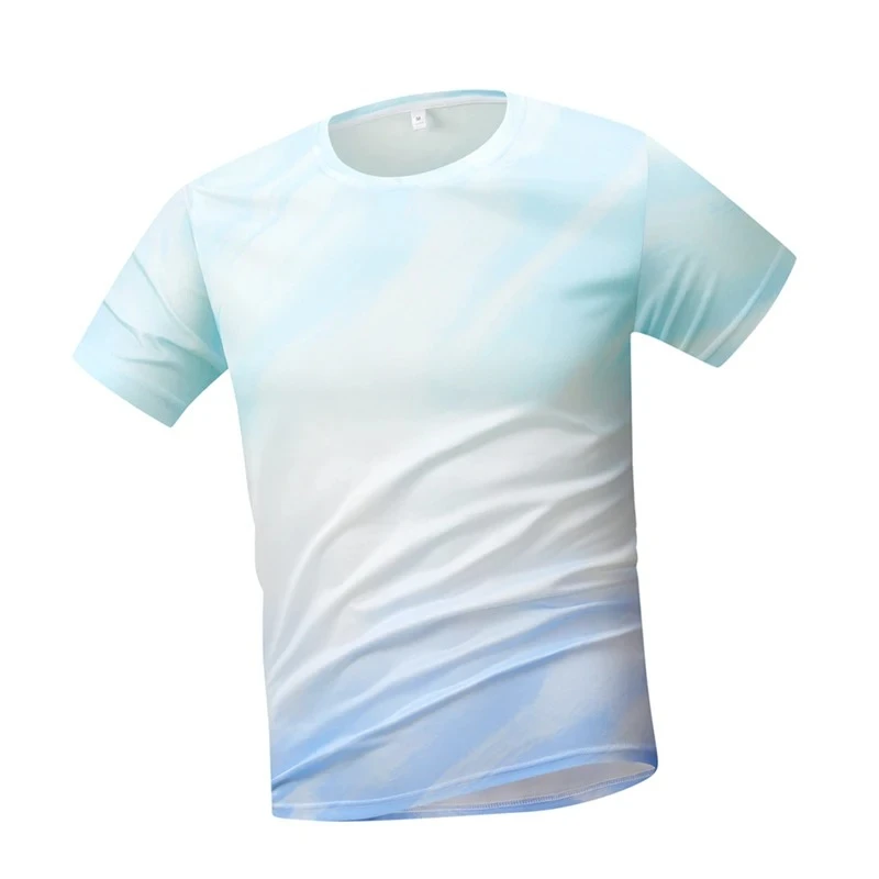 Outdoor Gradient Quick Dry Sportswear Tops Men Leisure Joker Short-sleeved Multi-size Mixed-color Running Fitness T Shirts Man
Outdoor Gradient Quick Dry Sportswear Tops Men Leisure Joker Short-sleeved Multi-size Mixed-color Running Fitness T Shirts Man