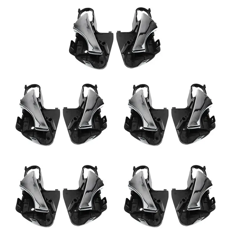 Compact 10X Front Left Right Interior Interior Door Handle For Daewoo Nubira 2.0L 1999 2000 2001 2002 96296168 96296169
Compact 10X Front Left Right Interior Interior Door Handle For Daewoo Nubira 2.0L 1999 2000 2001 2002 96296168 96296169