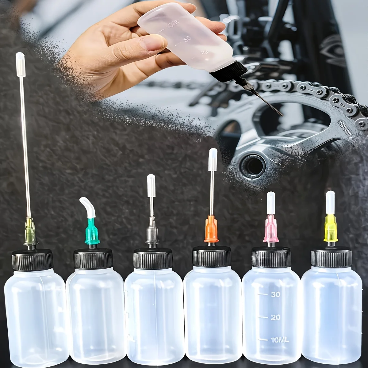 18Pcs Plastic Squeeze Bottles, Precision Oiling Bottles, Ldpe Oil Applicators, 14G-30G Stainless Steel Applicator Tips - Easy to Use for Crafts, Hinges, Sewing Machines, Etc
18Pcs Plastic Squeeze Bottles, Precision Oiling Bottles, Ldpe Oil Applicators, 14G-30G Stainless Steel Applicator Tips - Easy to Use for Crafts, Hinges, Sewing Machines, Etc