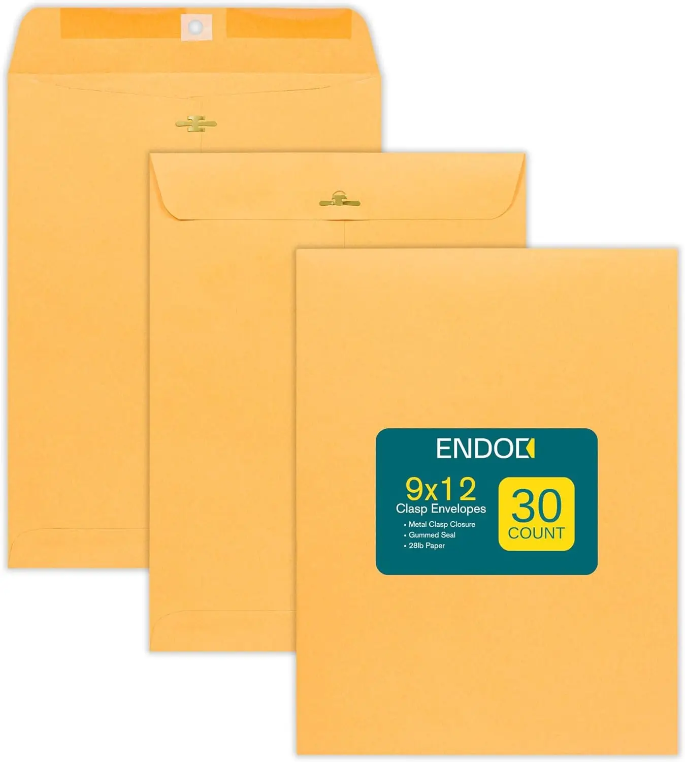9x12 Clasp Envelopes Brown Kraft 30 Pack with Double Seal for Mailing & Storage
9x12 Clasp Envelopes Brown Kraft 30 Pack with Double Seal for Mailing & Storage