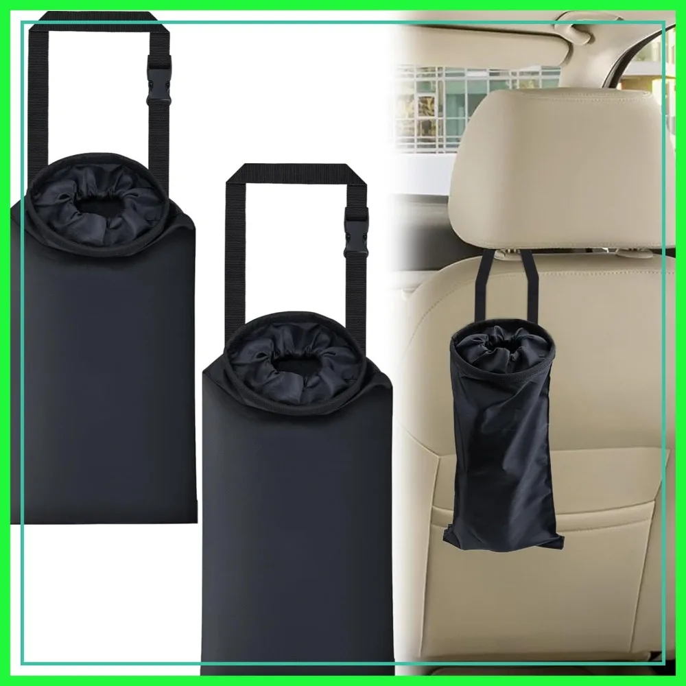 2 PCS Car Trash Bags Washable Hanging Garbage Bag with Elastic Top and Sticky Strap Bottom for Car Seat
2 PCS Car Trash Bags Washable Hanging Garbage Bag with Elastic Top and Sticky Strap Bottom for Car Seat