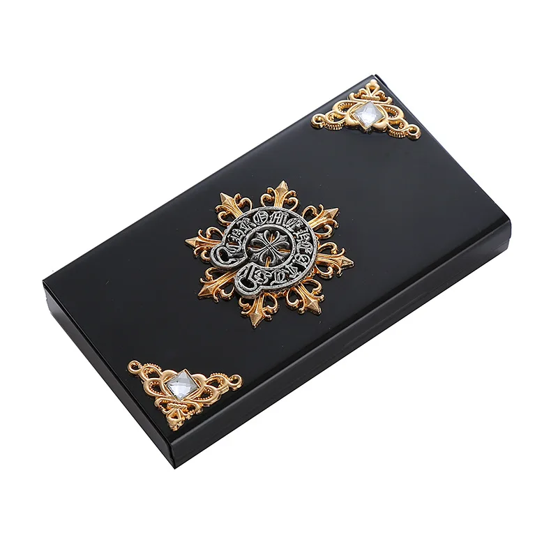 Креативная коробка для сигарет 110 мм, металлическая коробка для хранения сигарет, карманный влагостойкий тонкий портсигар с зажимом, аксессуары для курения
Креативная коробка для сигарет 110 мм, металлическая коробка для хранения сигарет, карманный влагостойкий тонкий портсигар с зажимом, аксессуары для курения