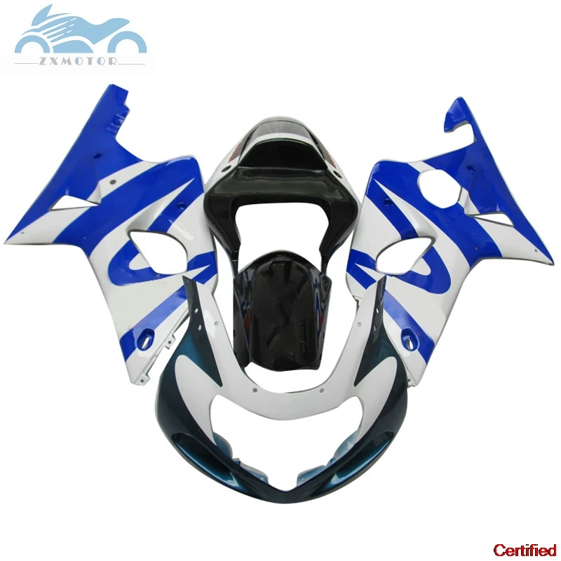 New Fairing kits for SUZUKI 2000 2001 2002 GSXR1000 K2 motorcycle fairings kit 00 01 02 GSXR 1000 blue white repair parts
New Fairing kits for SUZUKI 2000 2001 2002 GSXR1000 K2 motorcycle fairings kit 00 01 02 GSXR 1000 blue white repair parts