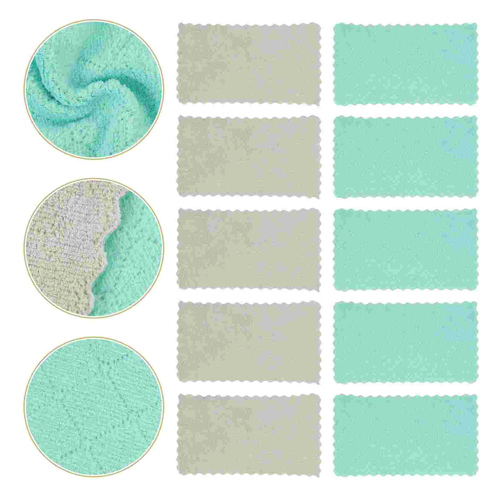 10 Pcs Washcloths Kitchen Cleaning Water Absorbing Towels Dishcloth Reusable for Washing Dishes
10 Pcs Washcloths Kitchen Cleaning Water Absorbing Towels Dishcloth Reusable for Washing Dishes
