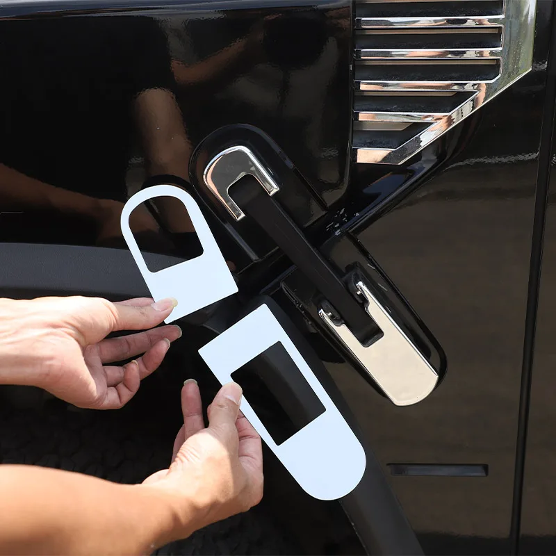 For Hummer H2 2003-2009 Stainless Steel Bright Silver Car Hood Lock Bottom Plate Decorative Sequin Sticker Car Accessories
For Hummer H2 2003-2009 Stainless Steel Bright Silver Car Hood Lock Bottom Plate Decorative Sequin Sticker Car Accessories