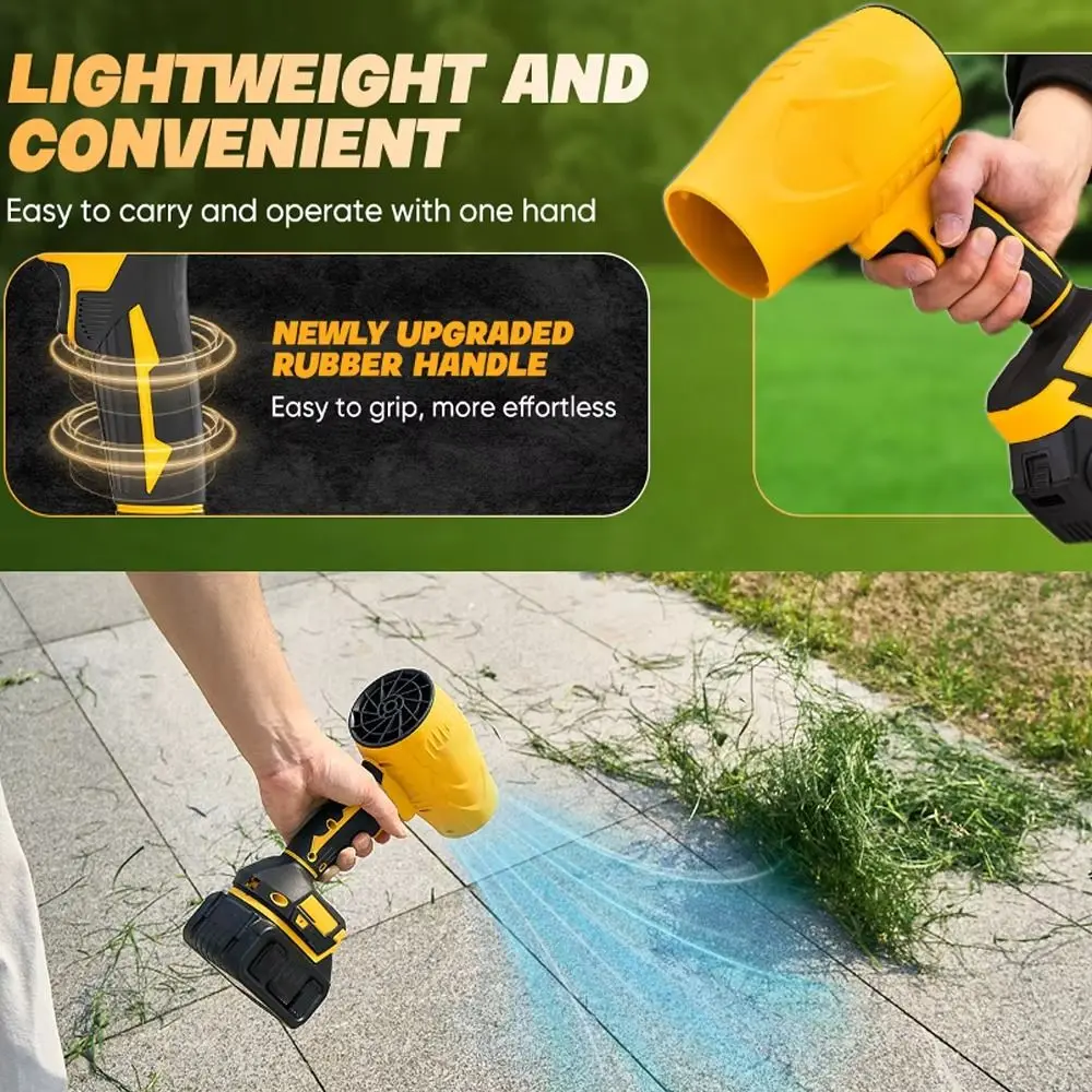 Dual-Function Electric Leaf Blower 21 V Power High-power Rechargeable Blower 2-in-1 Design Strong Suction
Dual-Function Electric Leaf Blower 21 V Power High-power Rechargeable Blower 2-in-1 Design Strong Suction