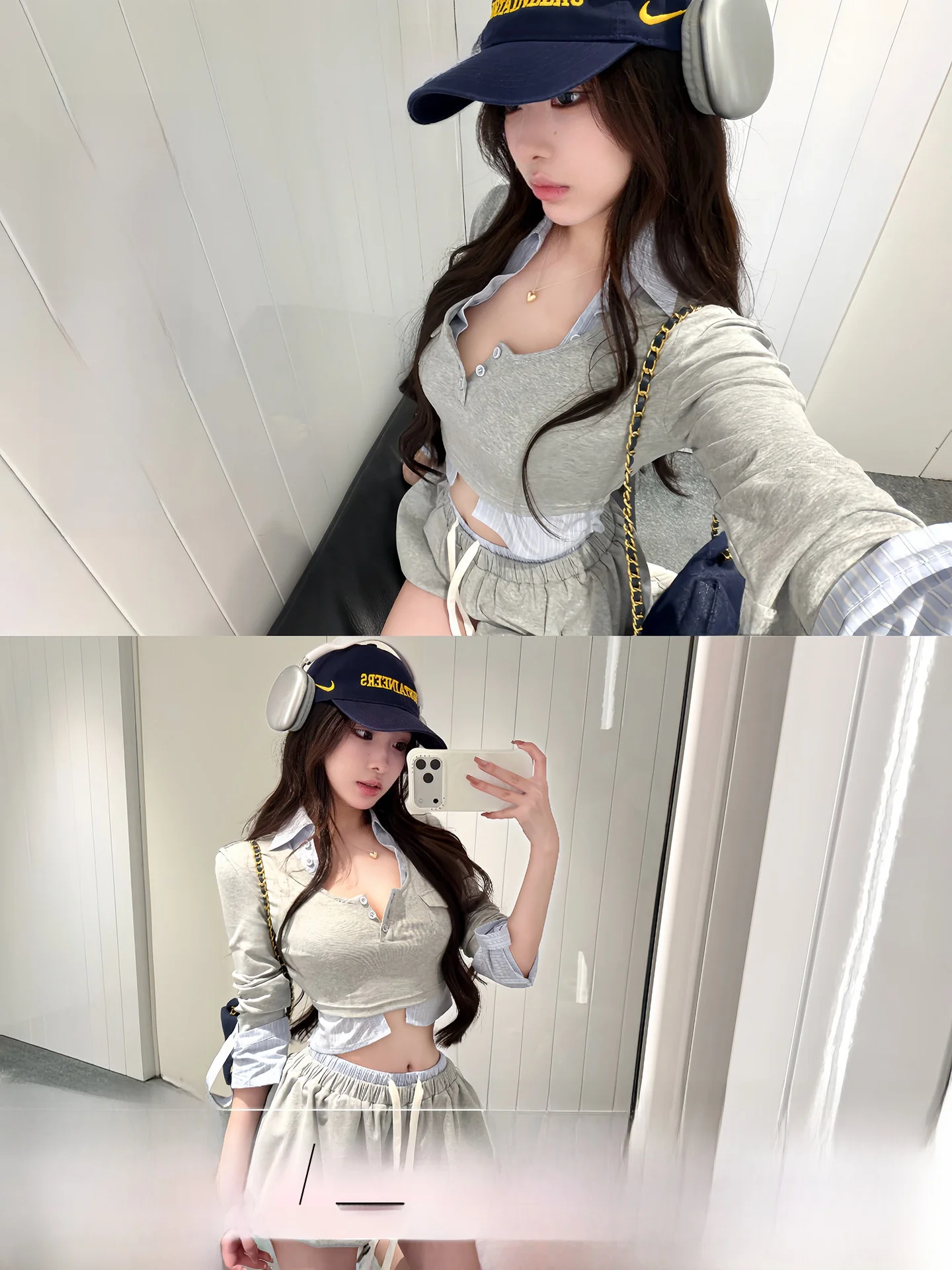 Miu Sle College Collection Faux Two-Piece Pleated Flounce irt And Bloomer orts Set Breathable Cotton Long Sve Girls ...
Miu Sle College Collection Faux Two-Piece Pleated Flounce irt And Bloomer orts Set Breathable Cotton Long Sve Girls ...