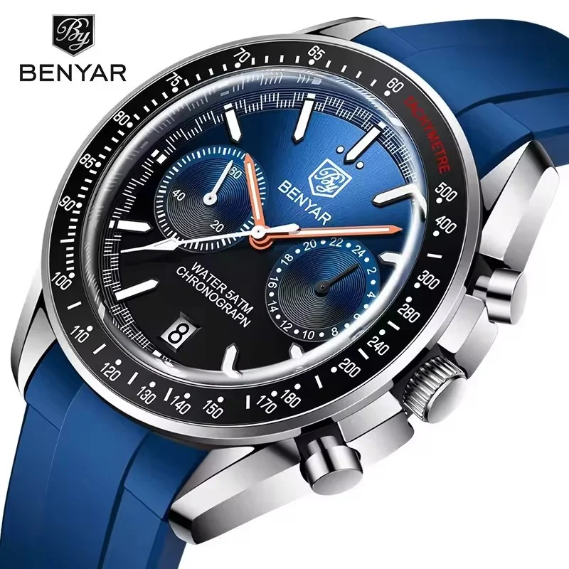 BENYAR 5194 модные роскошные кварцевые часы мужские спортивные водонепроницаемые часы с календарем мужские часы с ночником Reloj Hombre
BENYAR 5194 модные роскошные кварцевые часы мужские спортивные водонепроницаемые часы с календарем мужские часы с ночником Reloj Hombre
