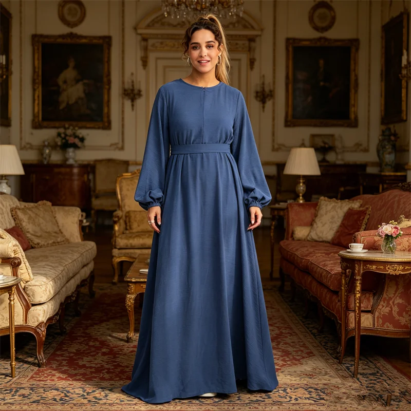 2026 New Modest Dress for Muslim Women Eid Ramadan Dubai Abaya Elegant Female Casual Zip Front Long Robe Islam Clothing Jalabiya
2026 New Modest Dress for Muslim Women Eid Ramadan Dubai Abaya Elegant Female Casual Zip Front Long Robe Islam Clothing Jalabiya