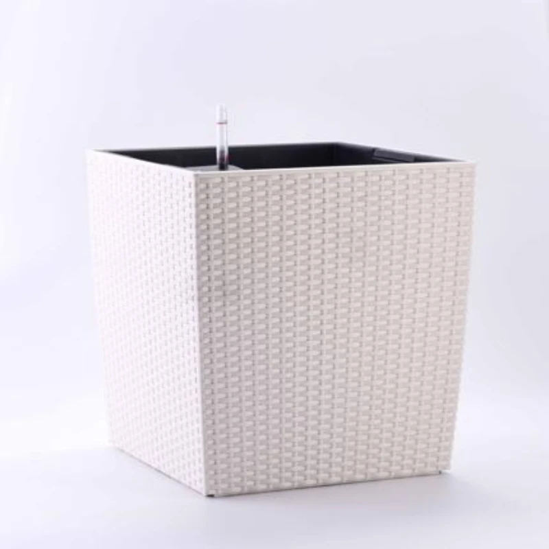 Imitation rattan woven flower pot, Nordic square line automatic water-absorbing lazy planting box Imitation rattan woven flower
Imitation rattan woven flower pot, Nordic square line automatic water-absorbing lazy planting box Imitation rattan woven flower