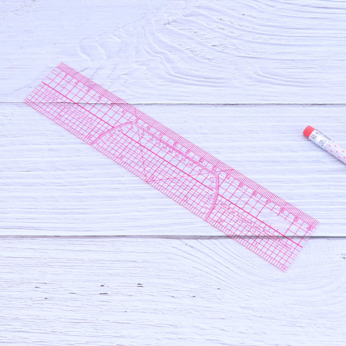 Multifunctional Design Ruler Plastic Precision Scale Measuring Tool for School Office Engineer Student Math Measurement
Multifunctional Design Ruler Plastic Precision Scale Measuring Tool for School Office Engineer Student Math Measurement