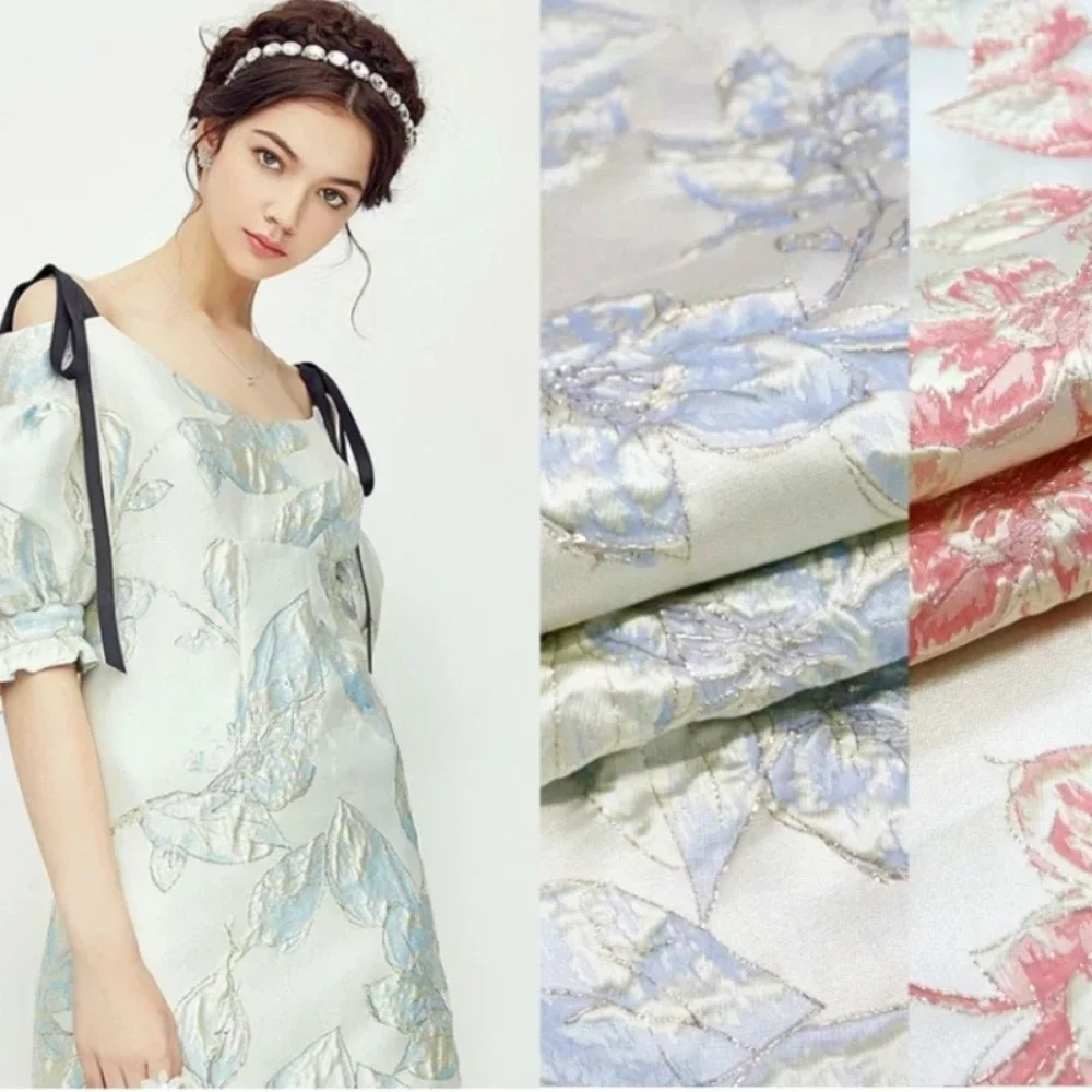 Metal Wire Brocade Jacquard Fabric Yarn Dyed Dress Suit Jacket Fashion Clothing Design Diy Sewing Wholesale By Meter
Metal Wire Brocade Jacquard Fabric Yarn Dyed Dress Suit Jacket Fashion Clothing Design Diy Sewing Wholesale By Meter