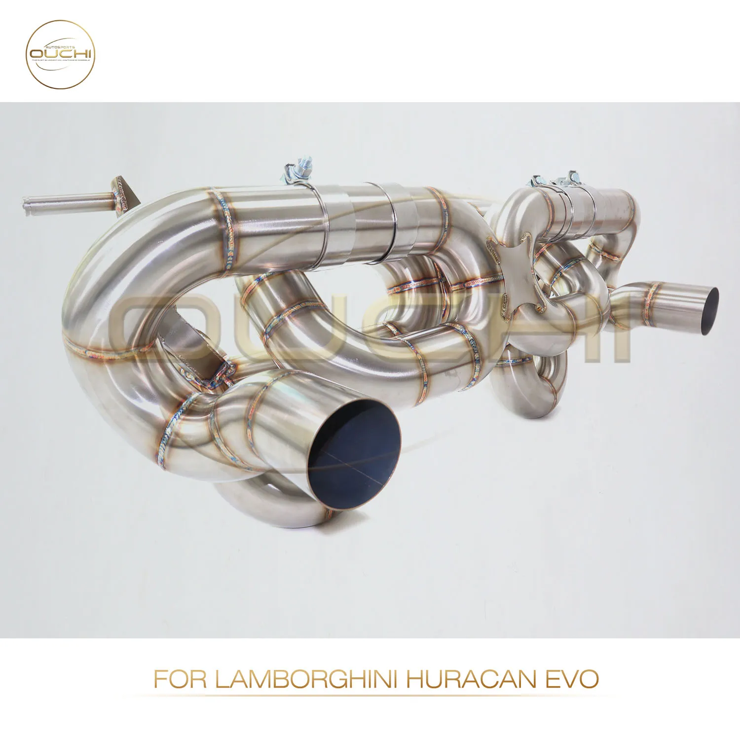 OUCHI Factory Direct Sales Double X-Pipe Design Catback for Lamborghini Huracan EVO Without Valve Stainless Steel Exhaust
OUCHI Factory Direct Sales Double X-Pipe Design Catback for Lamborghini Huracan EVO Without Valve Stainless Steel Exhaust