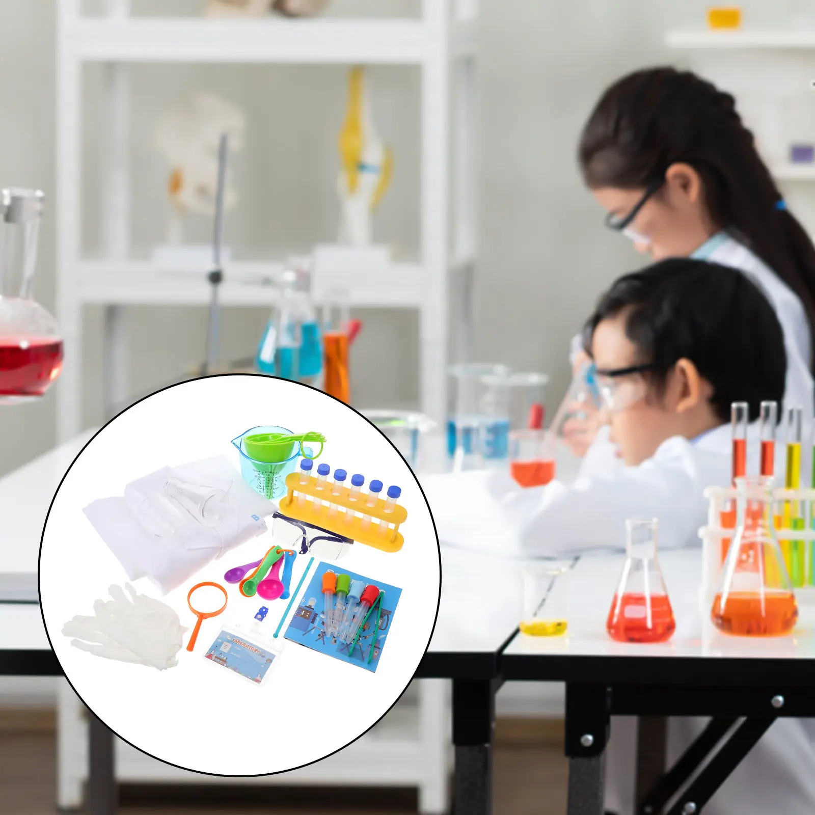 1Set Kids Science Experiment Kit Safe Materials Stimulate Imagination Increase Experimental Knowledge Science Kits for Kids
1Set Kids Science Experiment Kit Safe Materials Stimulate Imagination Increase Experimental Knowledge Science Kits for Kids