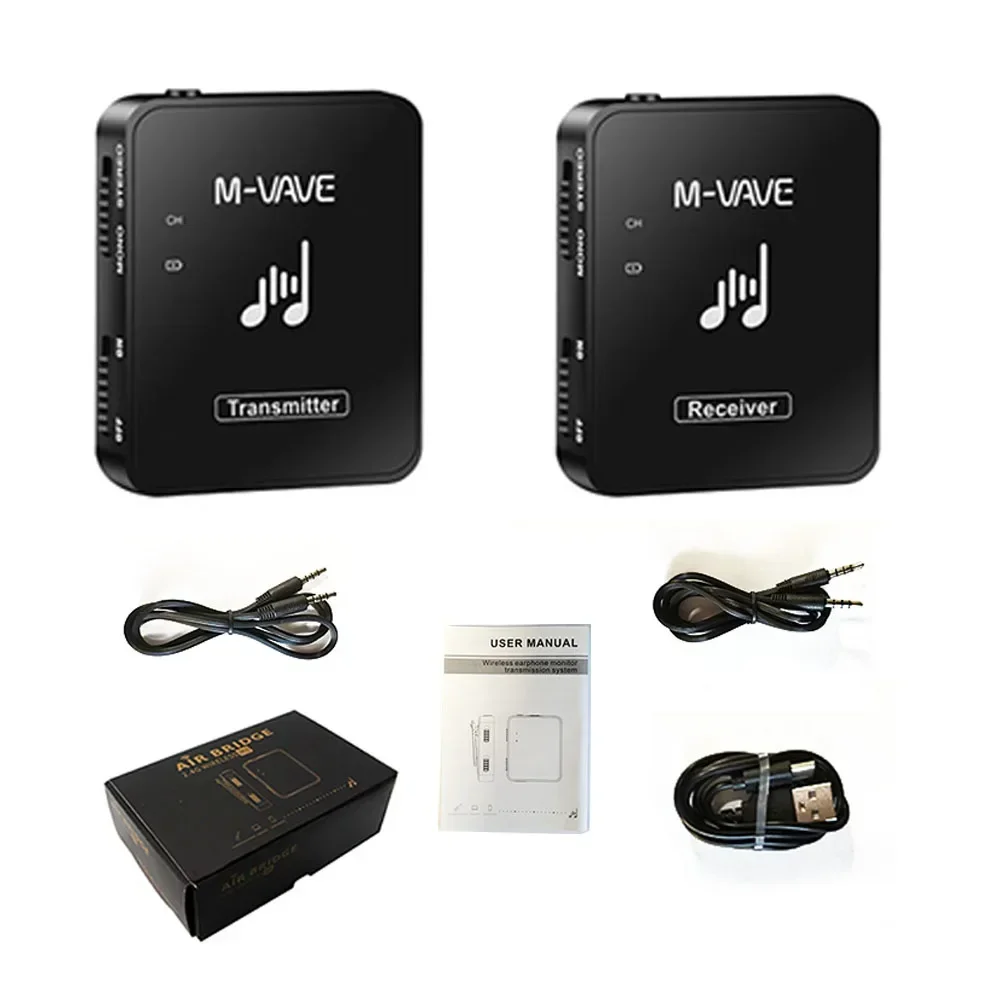 Brand New Wireless Earphone Earphone Set 2.4G Wireless In-Ear Monitor System Earphone Rechargeable Transmitter Receiver
Brand New Wireless Earphone Earphone Set 2.4G Wireless In-Ear Monitor System Earphone Rechargeable Transmitter Receiver