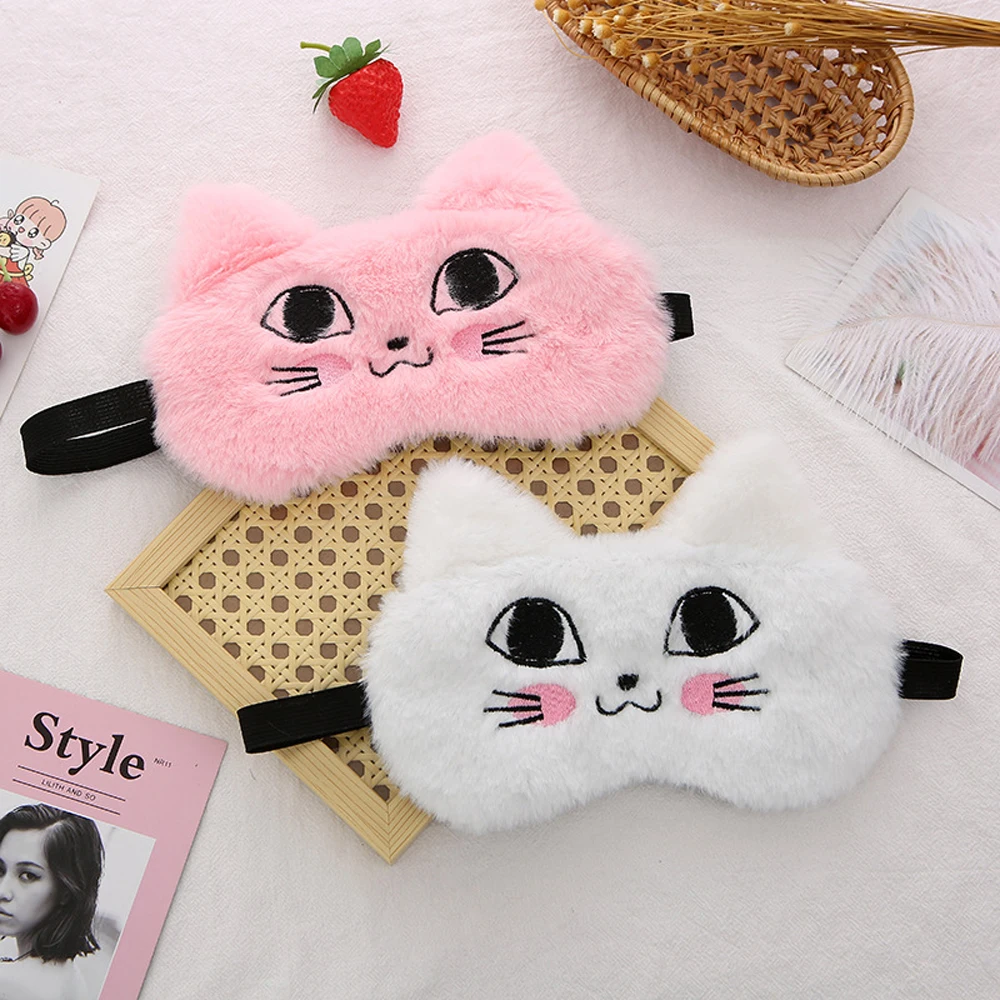 Plush Cute Cartoon Big Eye Cats Sleep Eye Mask for Kid Sleep Aid Night Dream Lightproof Eye Patches Soft Colorful Eye Covers
Plush Cute Cartoon Big Eye Cats Sleep Eye Mask for Kid Sleep Aid Night Dream Lightproof Eye Patches Soft Colorful Eye Covers