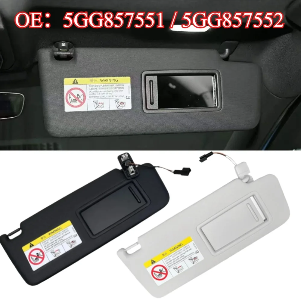 5GG857551 5GG857552 For VW Golf 7 MK7 2013-2021 Black Grey Front Sun Visor Panel With Makeup Mirror Sunshield 5GG 857 551
5GG857551 5GG857552 For VW Golf 7 MK7 2013-2021 Black Grey Front Sun Visor Panel With Makeup Mirror Sunshield 5GG 857 551