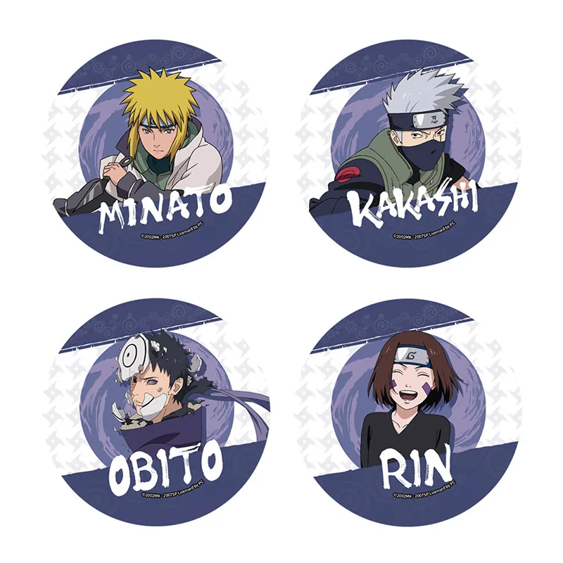 Brdwn NARUTO Namikaze Minato Ninja Team Hatake Kakashi Uchiha Obito Nohara Rin China Official Authorization Cosplay Badge
Brdwn NARUTO Namikaze Minato Ninja Team Hatake Kakashi Uchiha Obito Nohara Rin China Official Authorization Cosplay Badge