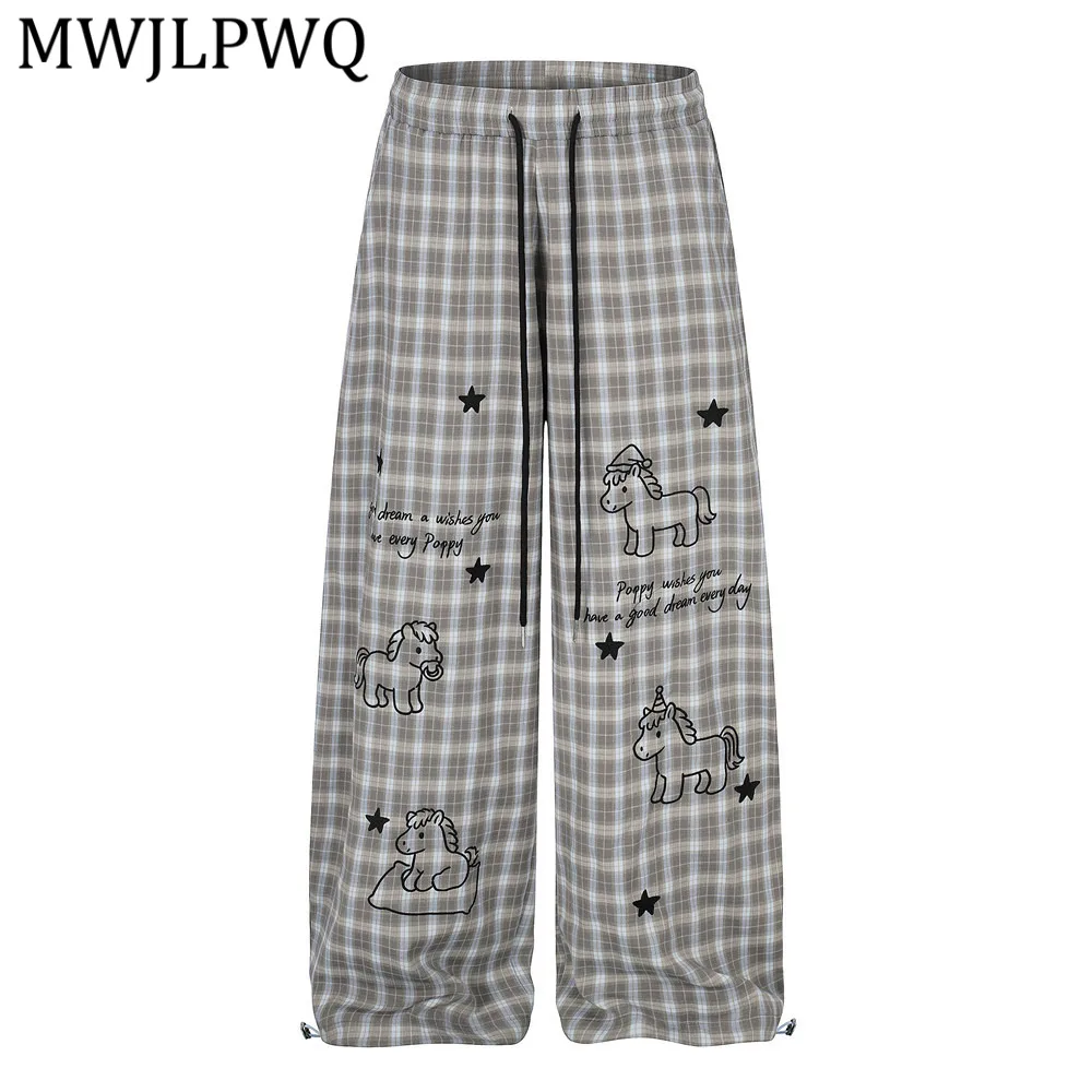 MWJLPWQ American Street Style Plaid For Men Embroidery Loose Casual Sports Japanese Versatile Checkered Wide-Leg Trousers 14631
MWJLPWQ American Street Style Plaid For Men Embroidery Loose Casual Sports Japanese Versatile Checkered Wide-Leg Trousers 14631