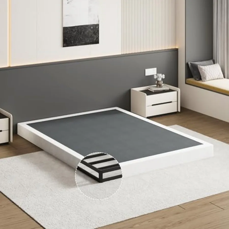 Box Spring for Bed, Low Profile Box Spring for Mattress, 300lbs Heavy Duty Metal Mattress Foundation Support, Noise-Free, Non-S
Box Spring for Bed, Low Profile Box Spring for Mattress, 300lbs Heavy Duty Metal Mattress Foundation Support, Noise-Free, Non-S