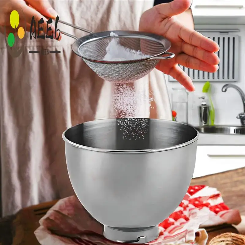 AEE6-Stainless Steel Bowl For Kitchenaid Classic&Artisan Series 4.5-5 QT Tilt-Head Mixer, 5 Quart 304 Stainless Steel Bowl
AEE6-Stainless Steel Bowl For Kitchenaid Classic&Artisan Series 4.5-5 QT Tilt-Head Mixer, 5 Quart 304 Stainless Steel Bowl