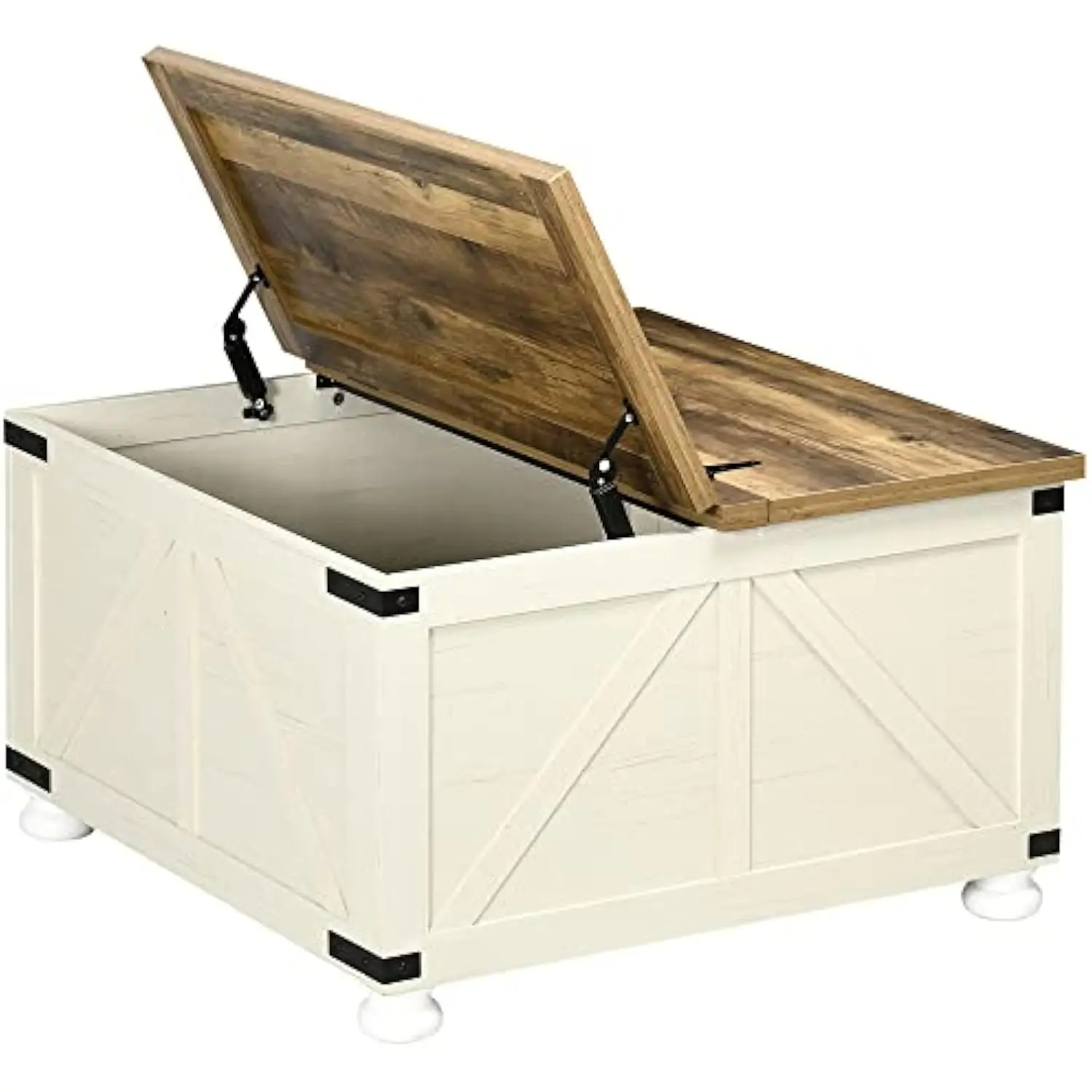 Farmhouse Coffee Table, 31.5 Square Coffee Table with Storage, Living Room Center Table with Hinged Flip Lift Top and Hidden S
Farmhouse Coffee Table, 31.5 Square Coffee Table with Storage, Living Room Center Table with Hinged Flip Lift Top and Hidden S
