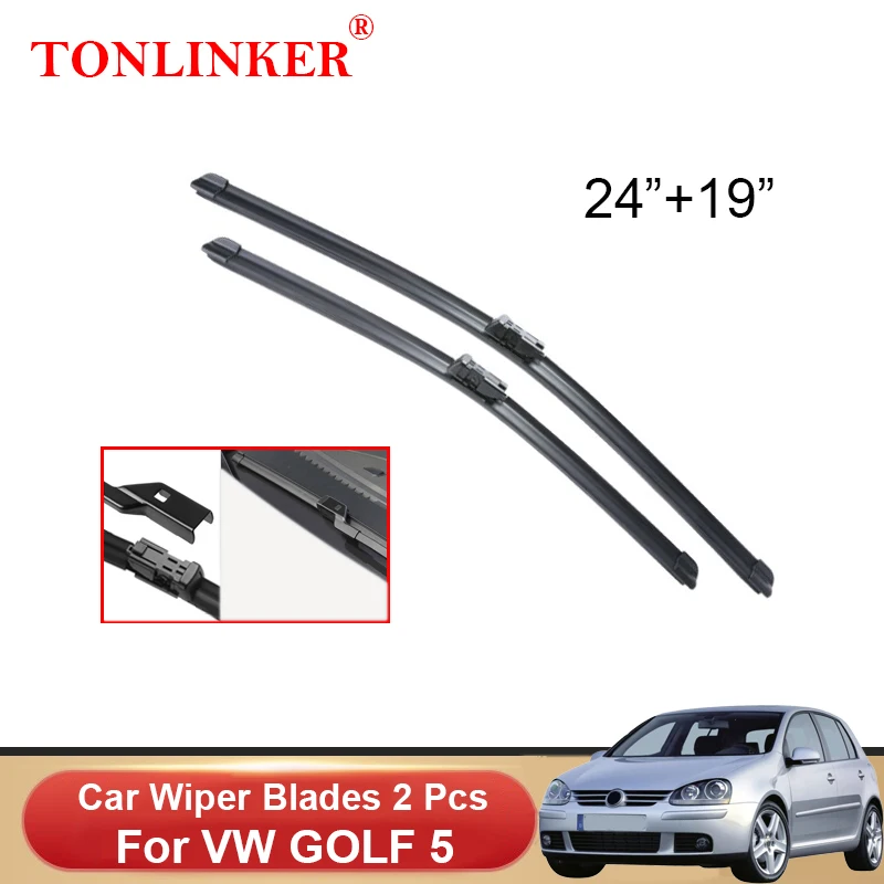 TONLINKER Car Wiper Blades For Volkswagen VW GOLF 5 MK5 1K1 2006 2007 2008 Car Accessories Front Windscreen Wiper Blade Brushes
TONLINKER Car Wiper Blades For Volkswagen VW GOLF 5 MK5 1K1 2006 2007 2008 Car Accessories Front Windscreen Wiper Blade Brushes