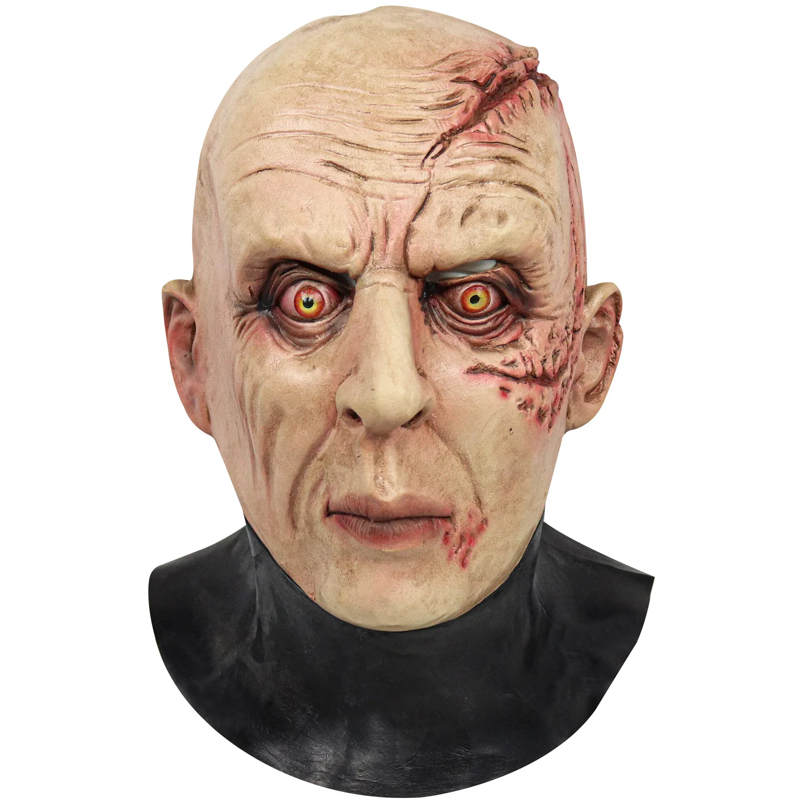 Cross-border new style terrifying bald head Halloween latex mask terrifying headgearmask full facelatex maskparty mask for men
Cross-border new style terrifying bald head Halloween latex mask terrifying headgearmask full facelatex maskparty mask for men