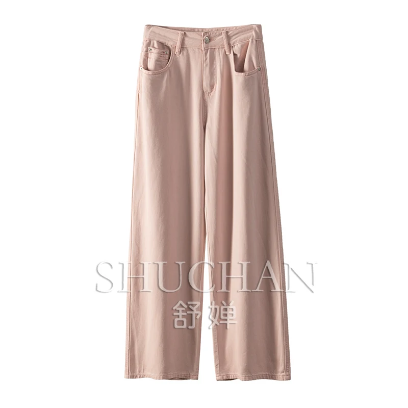 Summer Soft Denim French High Waist Straight Wide Leg Pants for Women COTTON Viscose Lyocell Streetwear Jeans Women
Summer Soft Denim French High Waist Straight Wide Leg Pants for Women COTTON Viscose Lyocell Streetwear Jeans Women