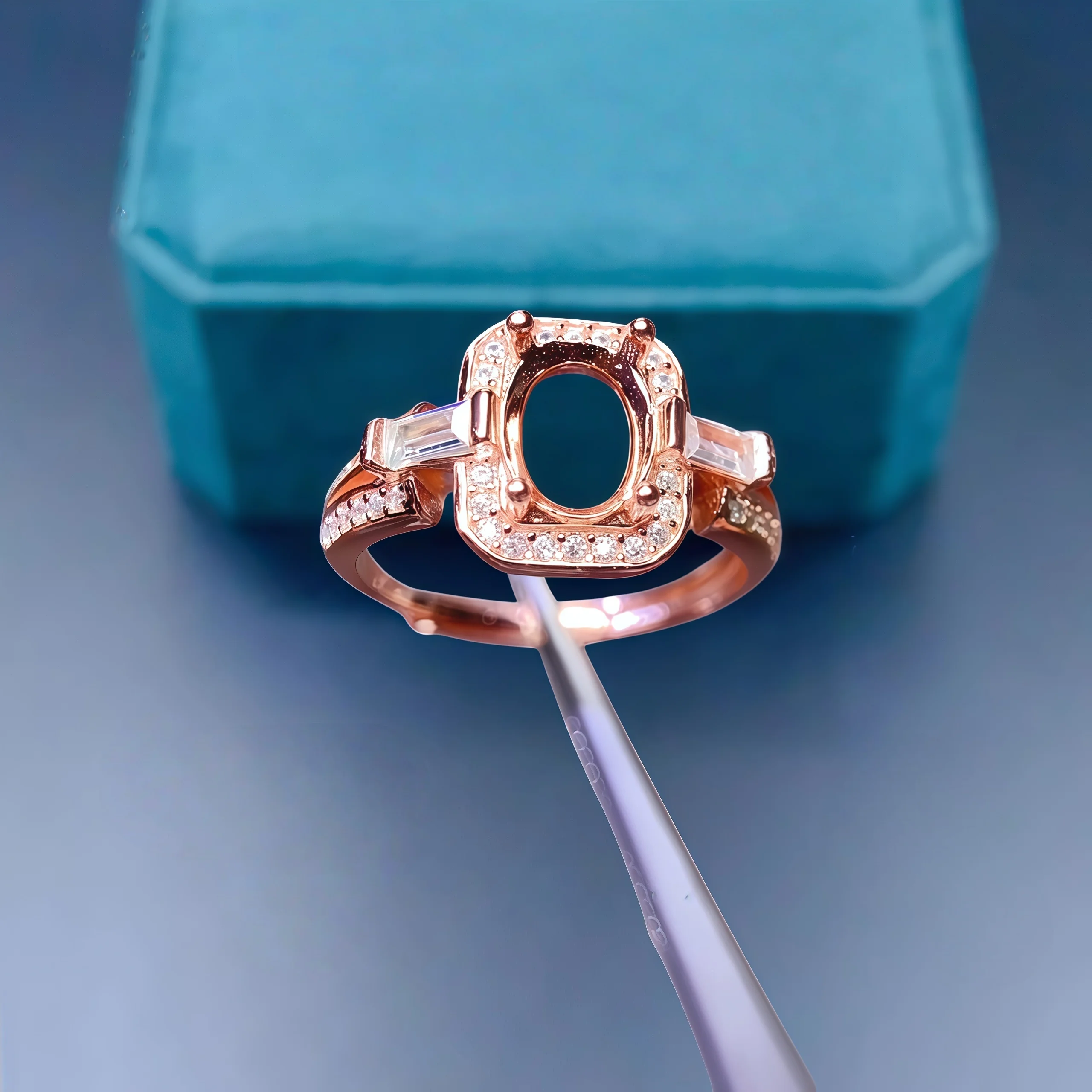 Setting 6*8mm Ellipse Stone S925 Sterling Silver DIY Empty Holder Ring Fine Luxury Zircon Design Weddings Charm Jewelry for Woma
Setting 6*8mm Ellipse Stone S925 Sterling Silver DIY Empty Holder Ring Fine Luxury Zircon Design Weddings Charm Jewelry for Woma