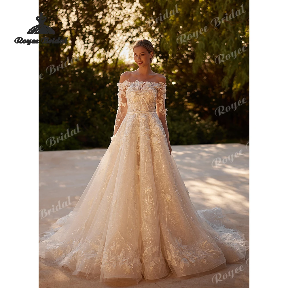 Свадебные платья А-силуэта с бисером и жемчугом 2026, с 3D-аппликацией в виде цветов, со съемными рукавами, свадебное платье на заказ (vestido de novia)
Свадебные платья А-силуэта с бисером и жемчугом 2026, с 3D-аппликацией в виде цветов, со съемными рукавами, свадебное платье на заказ (vestido de novia)