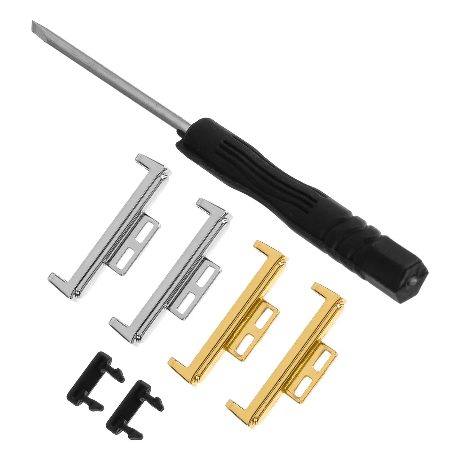 4 Pcs Metal Watch Connector Durable High Grade Smartwatch Band Adapter Easy Assemble Without Tools Perfect Fit For Strap
4 Pcs Metal Watch Connector Durable High Grade Smartwatch Band Adapter Easy Assemble Without Tools Perfect Fit For Strap