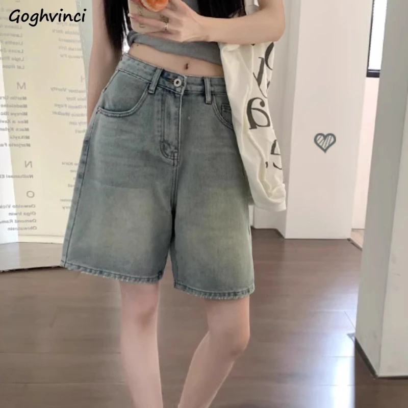 Denim Shorts Loose Fit Korean Fashion Chic Distressed Design Vintage All-match Streetwear Summer Hot Girls Comfortable Y2k Ins
Denim Shorts Loose Fit Korean Fashion Chic Distressed Design Vintage All-match Streetwear Summer Hot Girls Comfortable Y2k Ins