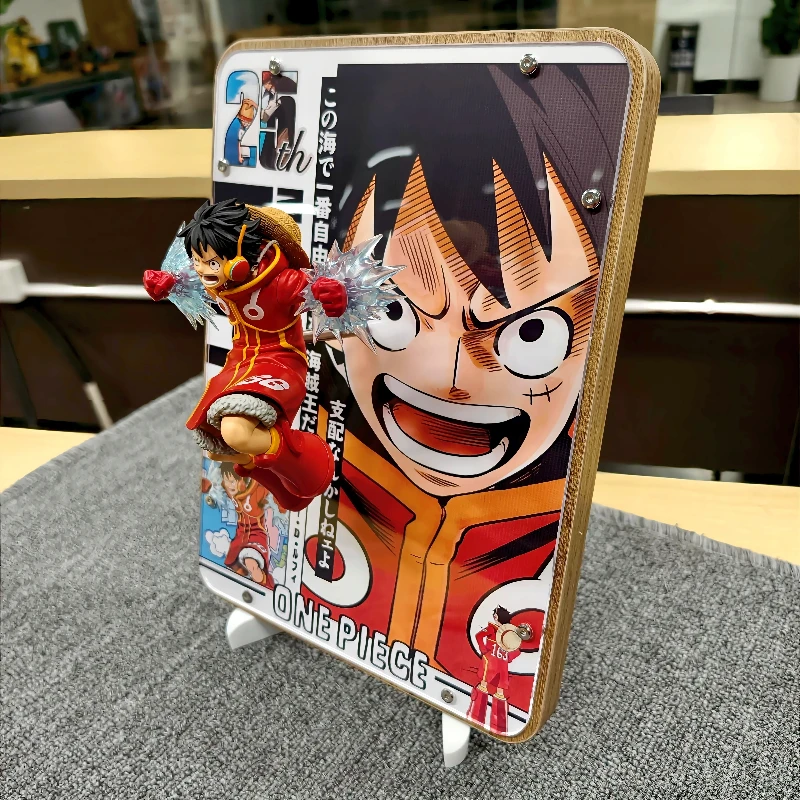 New One Piece Egghead Island Luffy Zoro 3D Decorative Painting Anime Figure Art Poster Secondary Element Creative Gift for Fans
New One Piece Egghead Island Luffy Zoro 3D Decorative Painting Anime Figure Art Poster Secondary Element Creative Gift for Fans