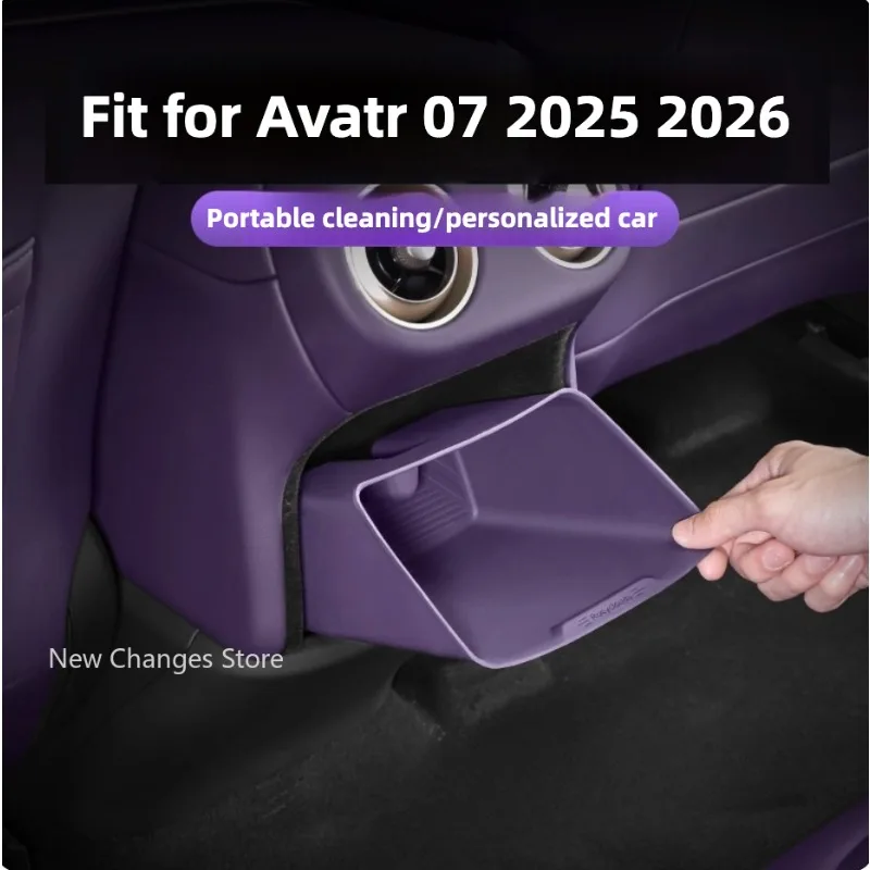 For Avatr 07 2024-2026 Dedicated Rear Air Outlet Lower Storage Compartment Armrest Box Rear Silicone Storage Box Upgrade Parts
For Avatr 07 2024-2026 Dedicated Rear Air Outlet Lower Storage Compartment Armrest Box Rear Silicone Storage Box Upgrade Parts