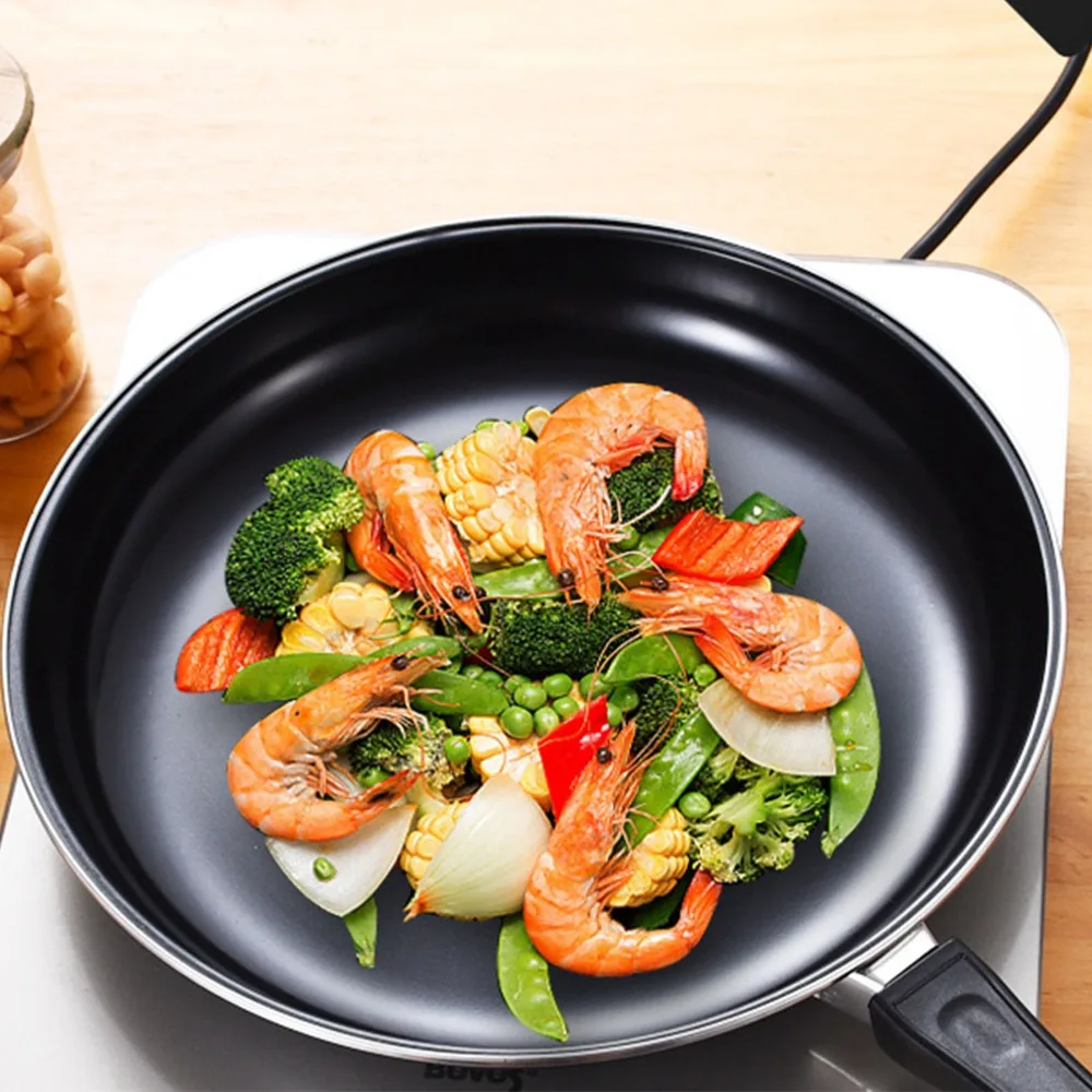 Kitchen Tools Nonstick Frying Pan Round Ergonomic Omelet Pan Durable Carbon Steel Skillet Frying/Stir/Boiling
Kitchen Tools Nonstick Frying Pan Round Ergonomic Omelet Pan Durable Carbon Steel Skillet Frying/Stir/Boiling