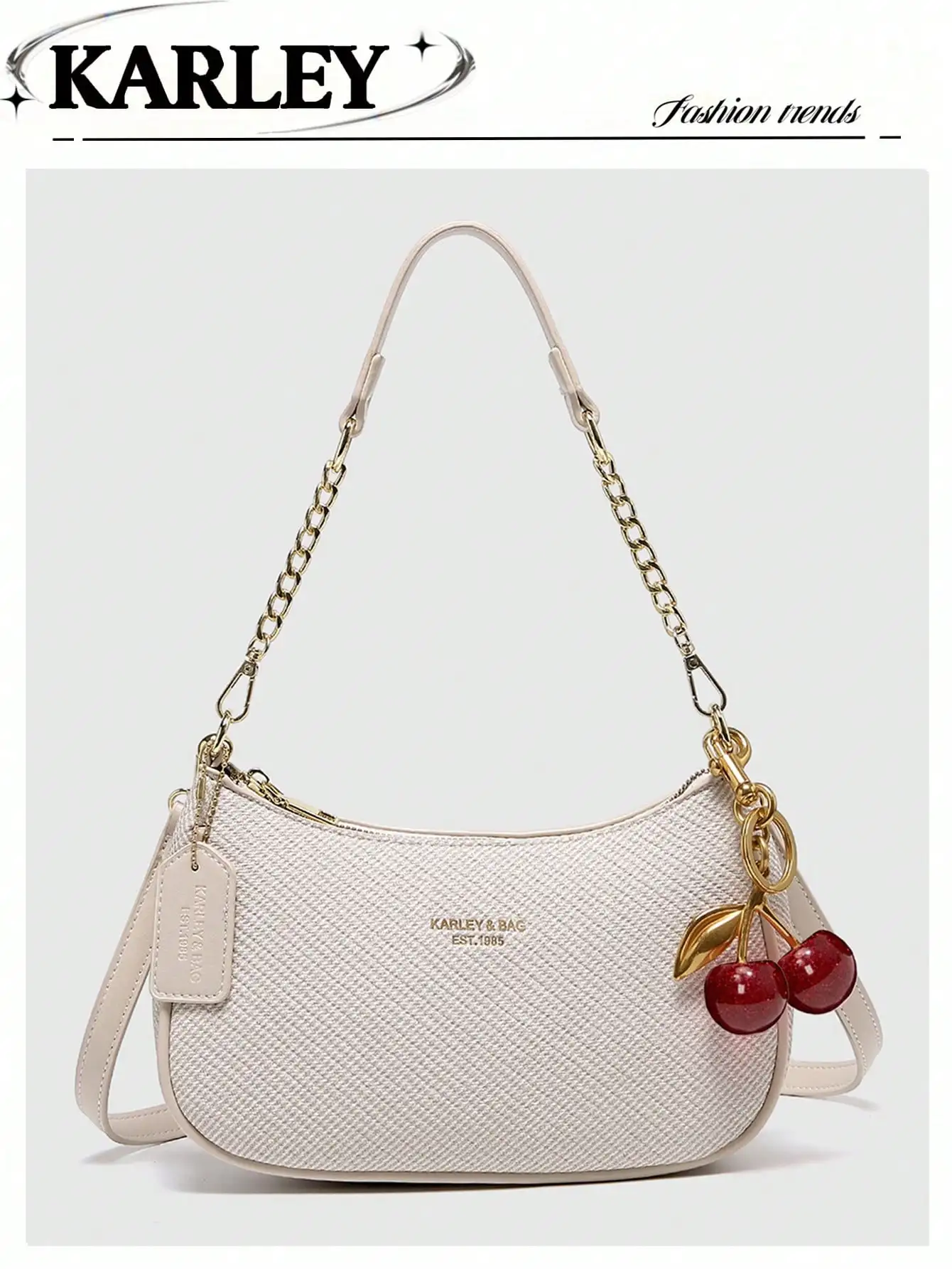 1pc PU Leather Women's Handbag, Versatile Crescent Moon Chain Bag, Y2K Baddie Bag, Shoulder Underarm Bag, Tote Bag, Casual Everyday Bag, Small Shopping Bag
1pc PU Leather Women's Handbag, Versatile Crescent Moon Chain Bag, Y2K Baddie Bag, Shoulder Underarm Bag, Tote Bag, Casual Everyday Bag, Small Shopping Bag
