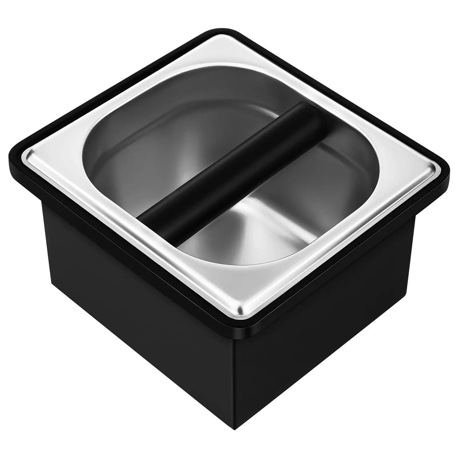 Stainless Large Capacity Nonslip Base Espresso Trash Can Grounds Holder Black Expresso Container
Stainless Large Capacity Nonslip Base Espresso Trash Can Grounds Holder Black Expresso Container
