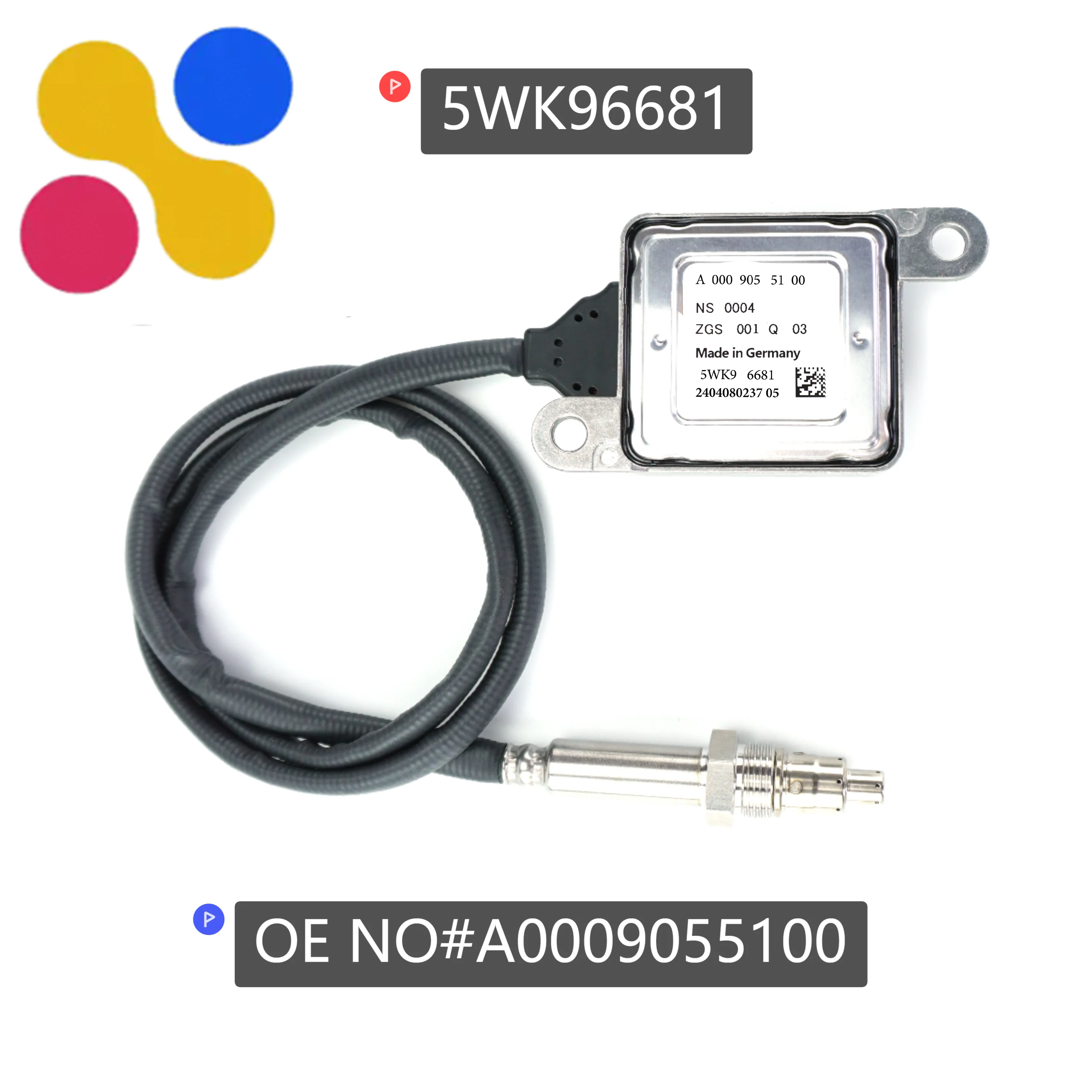 A0009055100 5WK96681 A000 905 51 00 New Nitrogen Oxygen NOx Sensor For Mercedes-Benz Good Price Hot Sales Car Spare Parts
A0009055100 5WK96681 A000 905 51 00 New Nitrogen Oxygen NOx Sensor For Mercedes-Benz Good Price Hot Sales Car Spare Parts