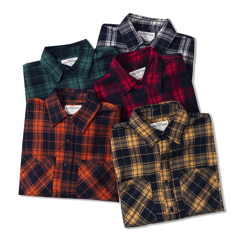 Men's Casual Heavyweight Plaid Shirt New Spring/Autumn Tops Americana Long-Sleeve Top
Men's Casual Heavyweight Plaid Shirt New Spring/Autumn Tops Americana Long-Sleeve Top