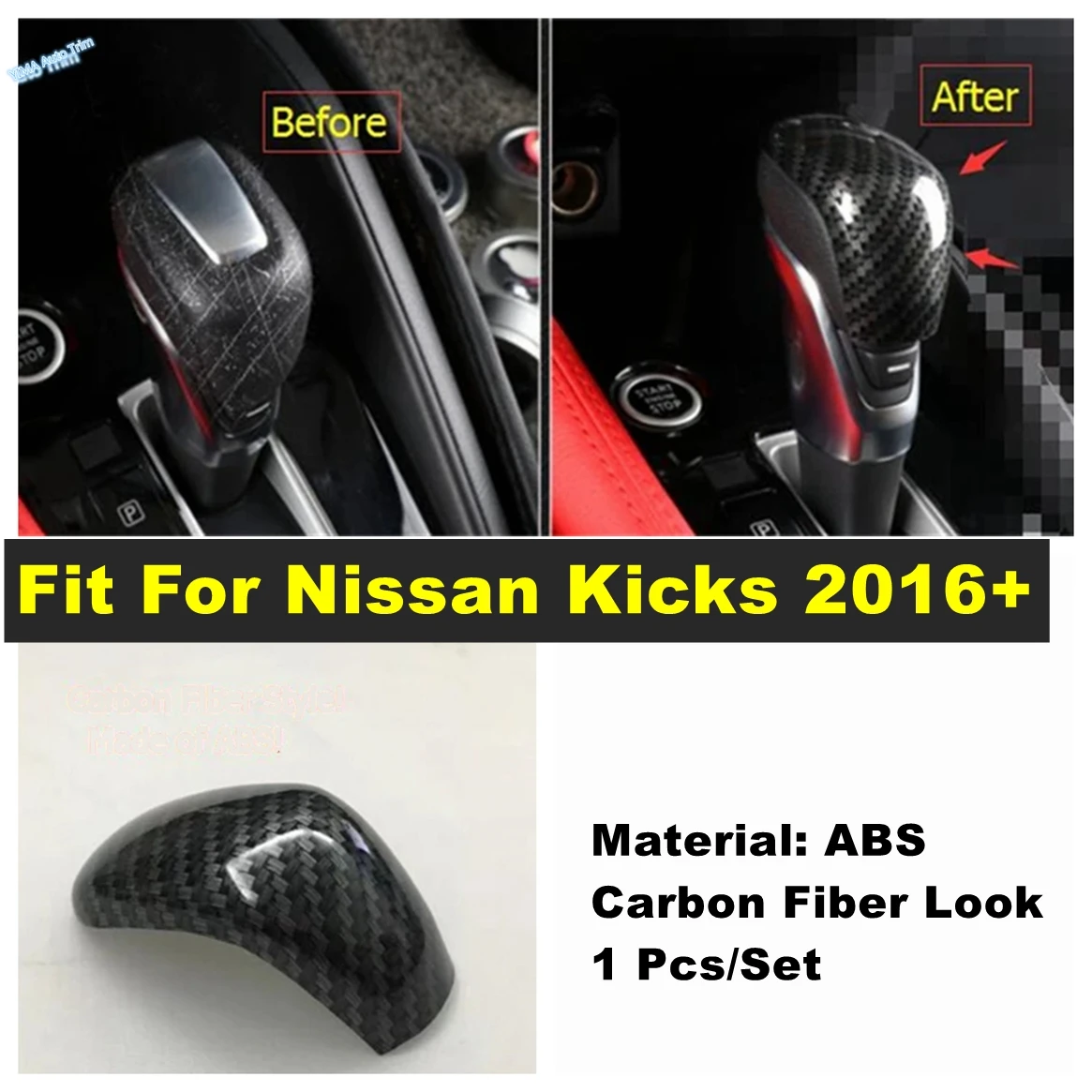 Car Styling Print Gear Shift Knob Sticker Frame Cover Trim For Nissan Kicks 2016 - 2021 Carbon Fiber ABS Interior Accessories
Car Styling Print Gear Shift Knob Sticker Frame Cover Trim For Nissan Kicks 2016 - 2021 Carbon Fiber ABS Interior Accessories