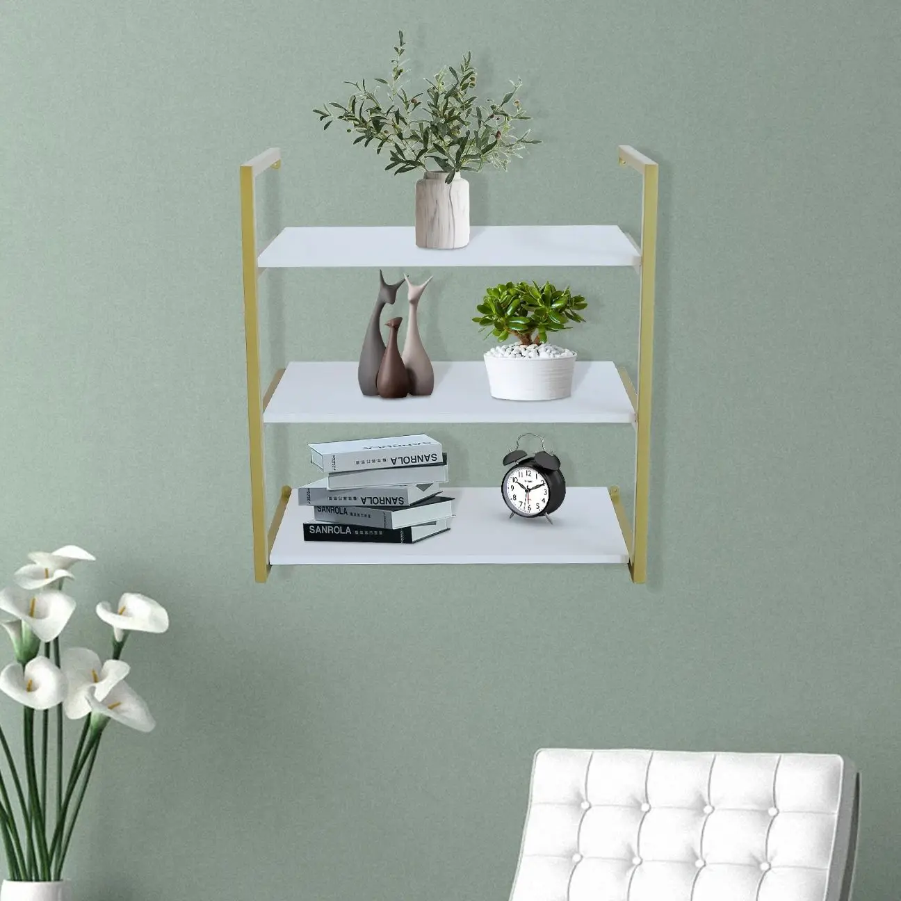 Wall Mounted Floating Shelves 3 Tier Wood Wall Shelves Bookshelf For Living Room Office
Wall Mounted Floating Shelves 3 Tier Wood Wall Shelves Bookshelf For Living Room Office