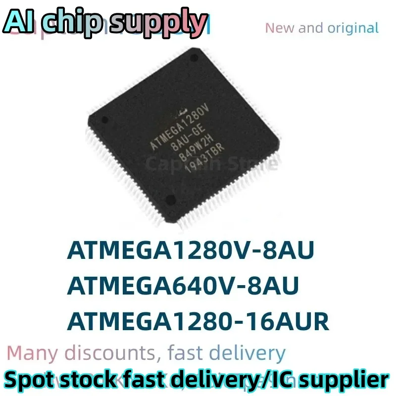 5PCSATMEGA1280-16AUR ATMEGA1280V-8AU ATMEGA640V-8AU 100% Brand New Original Integrated circuit MCU QFP100
5PCSATMEGA1280-16AUR ATMEGA1280V-8AU ATMEGA640V-8AU 100% Brand New Original Integrated circuit MCU QFP100