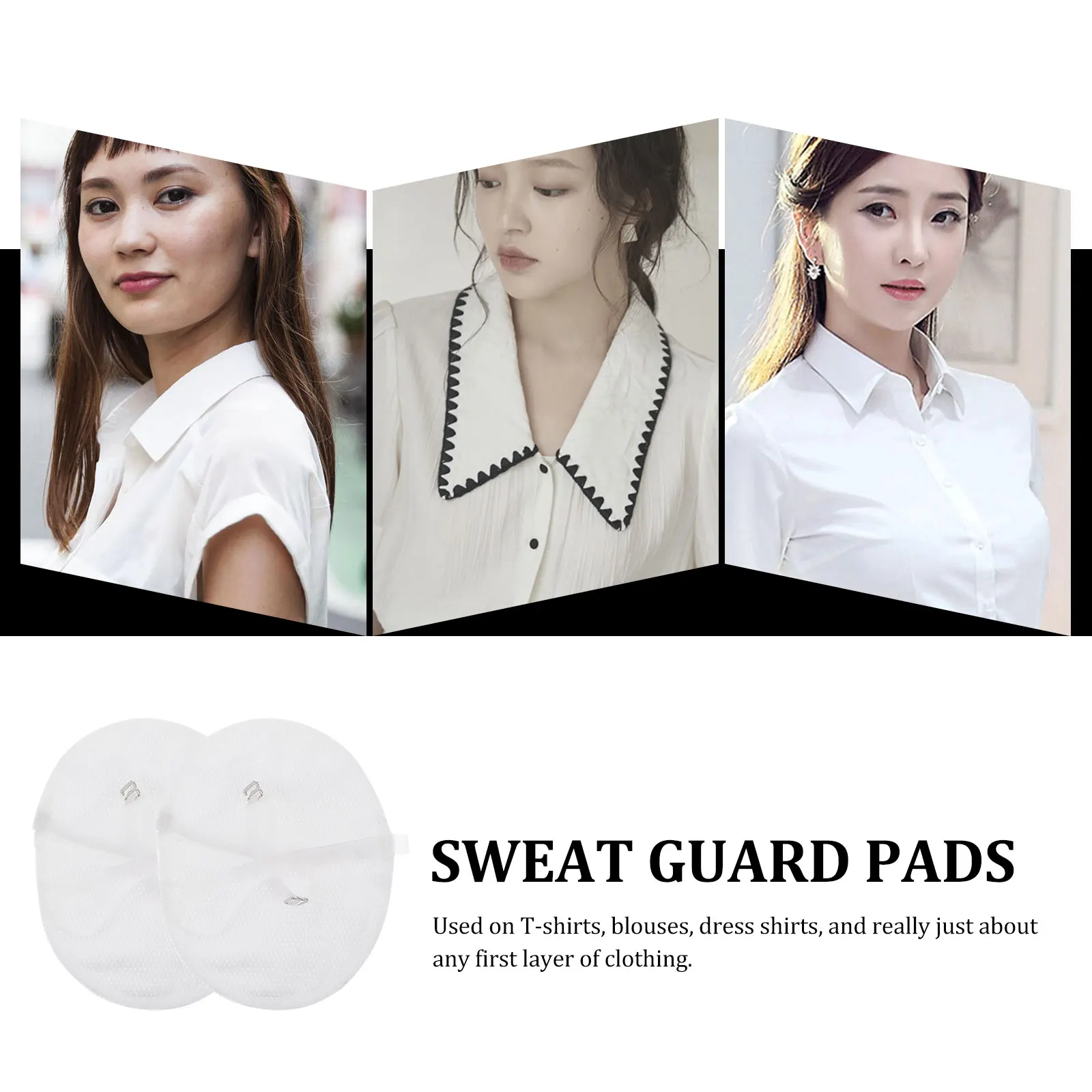 Waterproof Sweat Absorbing Pads Women Undershirt Patches Stay Dry Natural Cotton Armpit Adjustable
Waterproof Sweat Absorbing Pads Women Undershirt Patches Stay Dry Natural Cotton Armpit Adjustable
