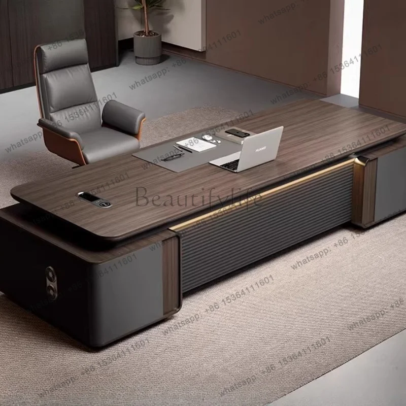 Modern Luxury Office Desk Computer Minimalist Multifunctional Design Office Desk Storage Executive Ordenador Unique Furniture
Modern Luxury Office Desk Computer Minimalist Multifunctional Design Office Desk Storage Executive Ordenador Unique Furniture