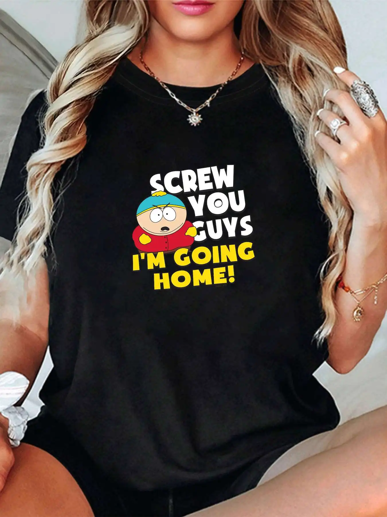 【1144478】Женская футболка больших размеров с круглым вырезом и короткими рукавами с эластичными половинными рукавами и модными принтами
【1144478】Женская футболка больших размеров с круглым вырезом и короткими рукавами с эластичными половинными рукавами и модными принтами