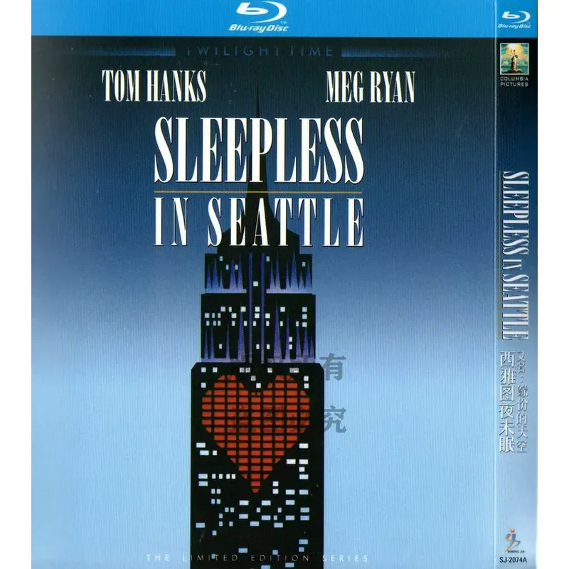 Blu-ray American Romantic Comedy Movie Seattle Sleepless High Definition 1BD Disc Non-DVD Disc
Blu-ray American Romantic Comedy Movie Seattle Sleepless High Definition 1BD Disc Non-DVD Disc