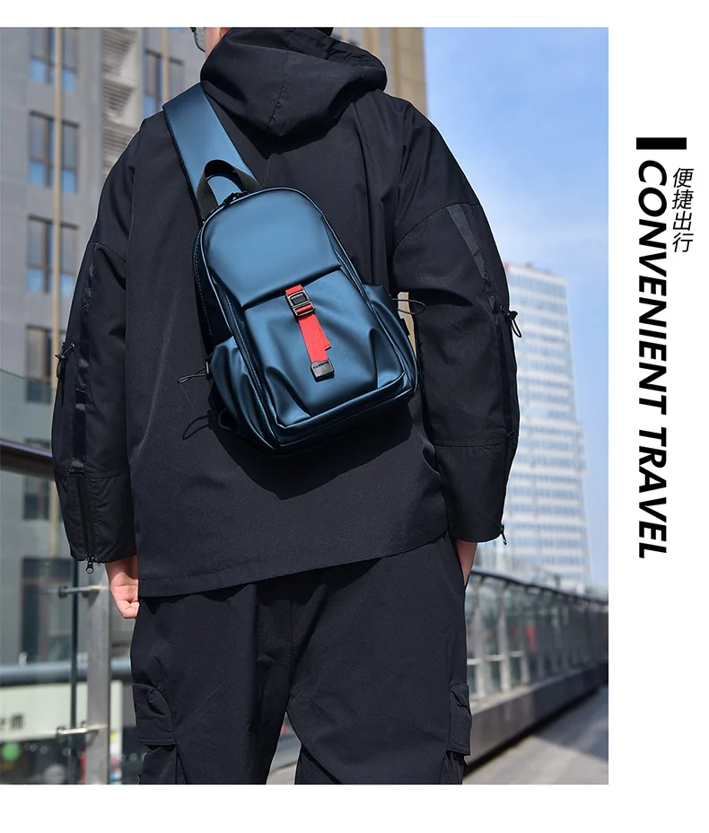 High Quality 2025 New Men's Chest Bag Casual Waterproof Crossbody Bags Large Capacity Chest bag Men сумка мужская bolso de pecho
High Quality 2025 New Men's Chest Bag Casual Waterproof Crossbody Bags Large Capacity Chest bag Men сумка мужская bolso de pecho